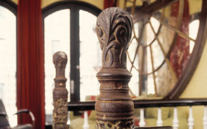Step Up with a Cast Iron Newel