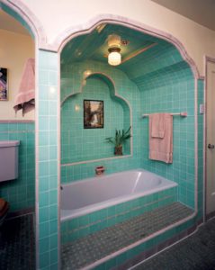 Colorful Old-House Bathrooms