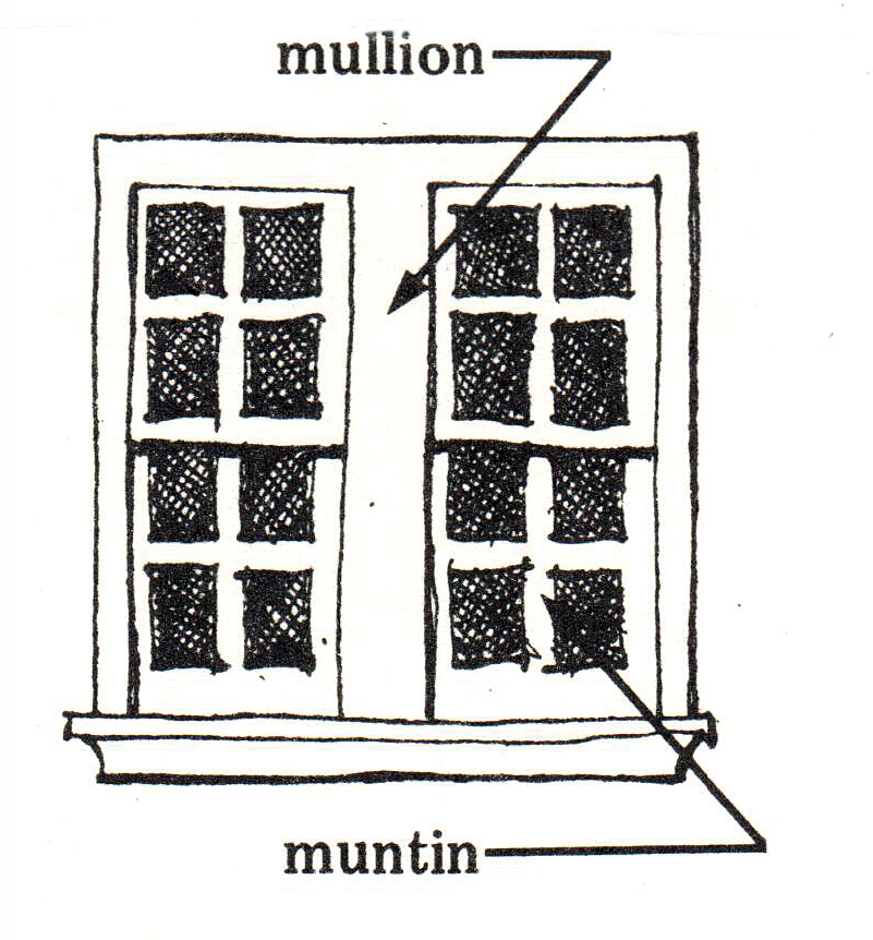 muntins and mullions
